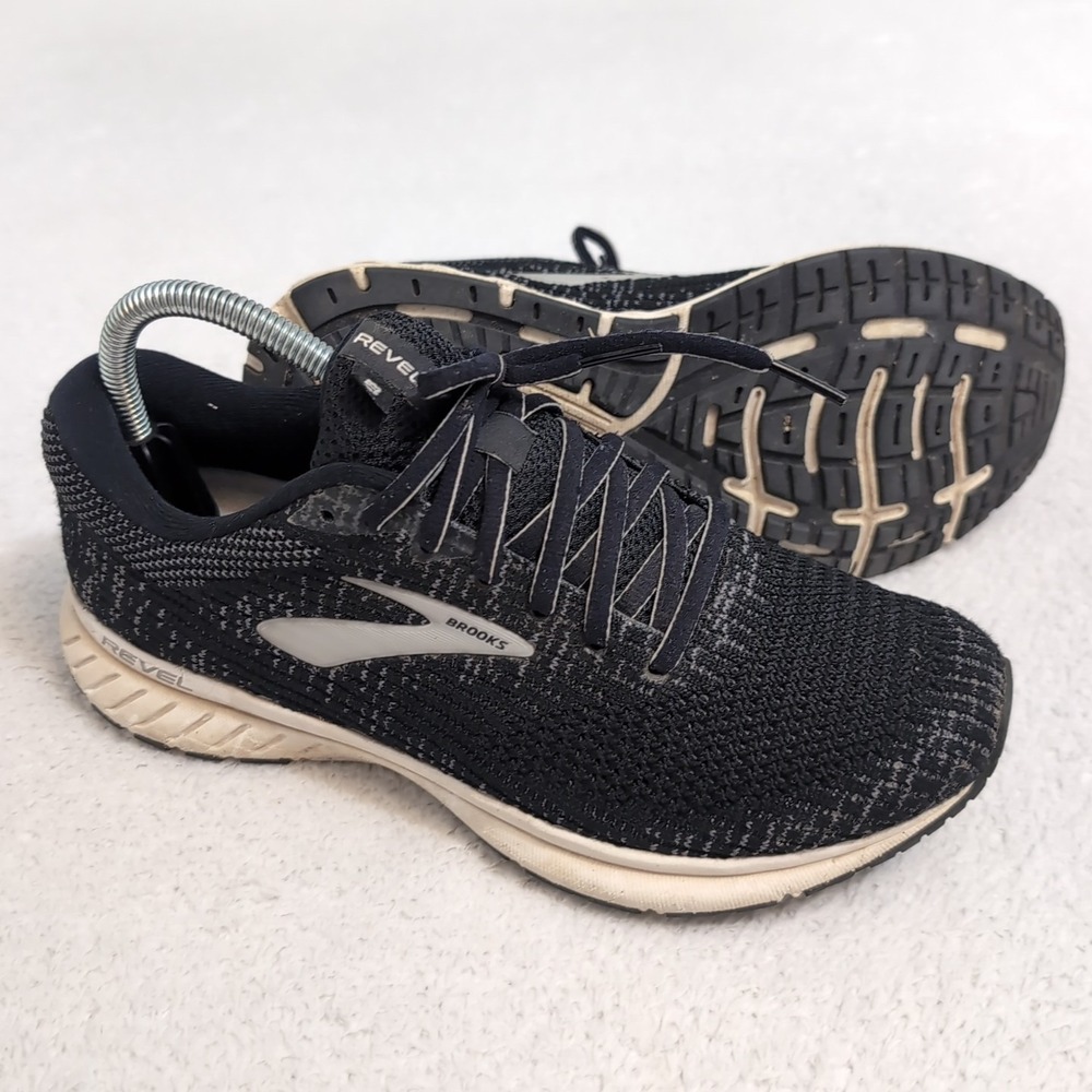 Brooks Revel 3 Women's Running Shoes Black 9B‎ Athletic Sneakers
